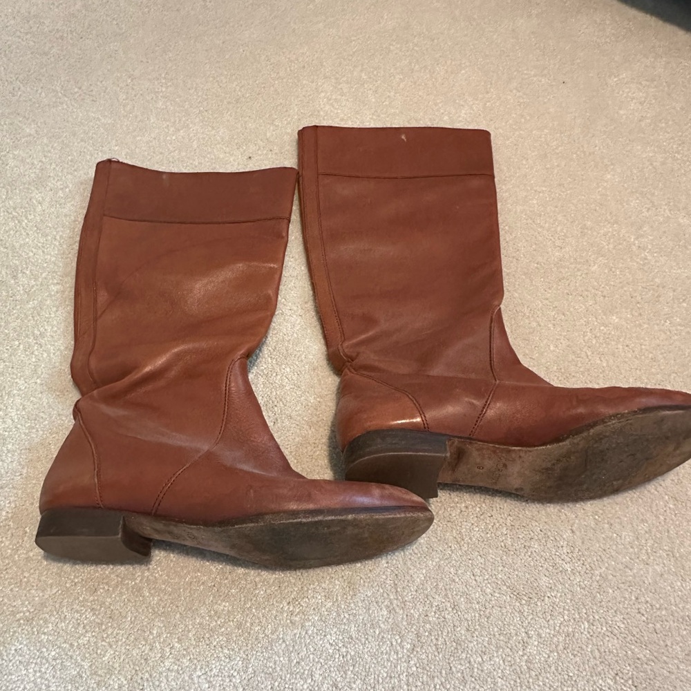 Women’s Jcrew Brown Leather Boots